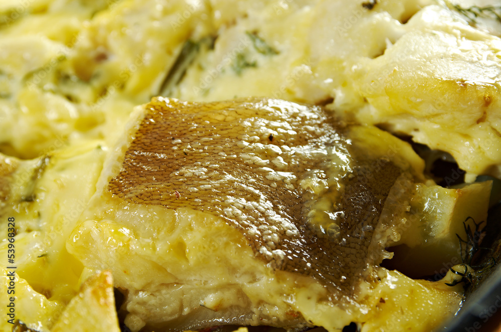.farm-style Codfish with potatoes .farm-style Codfish with potatoes