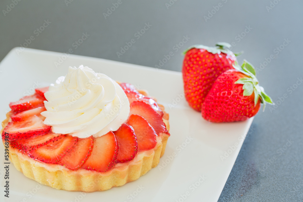 Strawberry Cream Tart Strawberry Cream Tart