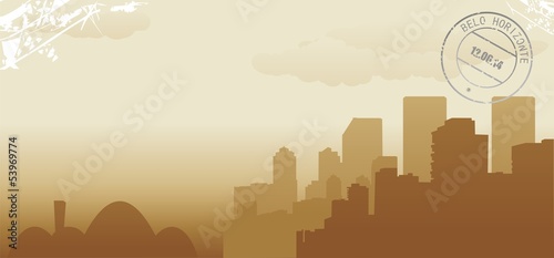 belo horizonte abstract skyline