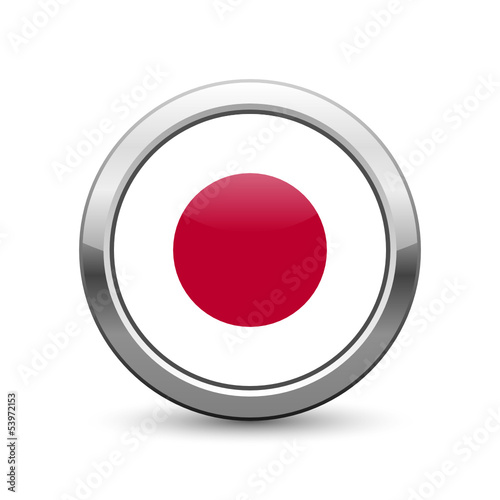 Free Download Japanese flag icon web button - GFXLoad