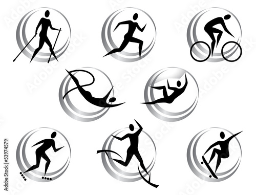 Icons of summer sports