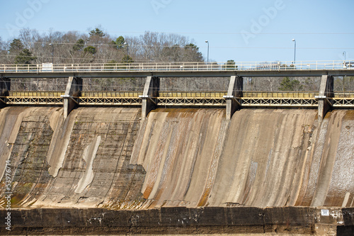 Section of Old Hydroelectric Dam