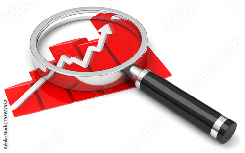 Die Analyse der Statistik photo