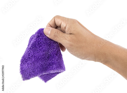 Microfiber cloth.