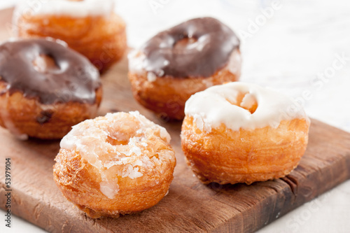 Mini croissant and doughnut mixture assortment