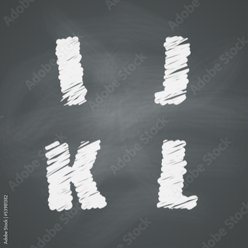 Chalkboard Alphabet