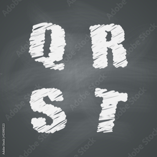 Chalkboard Alphabet