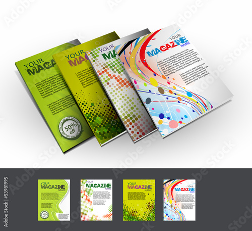 Magazine layout design