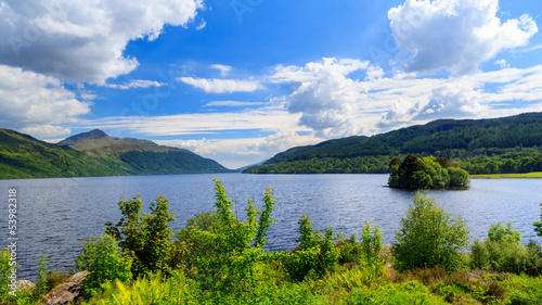 Inveruglas on Loch Lomond Scotland