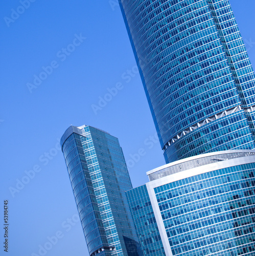 skyscrapers at morning