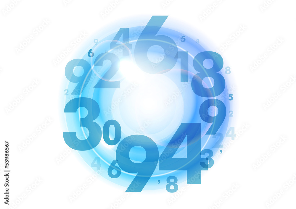 blue numbers blue numbers