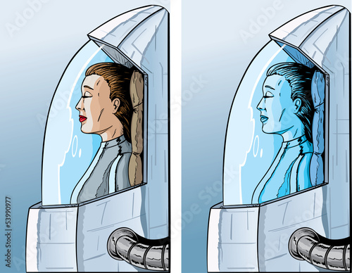 Cryogenic girl