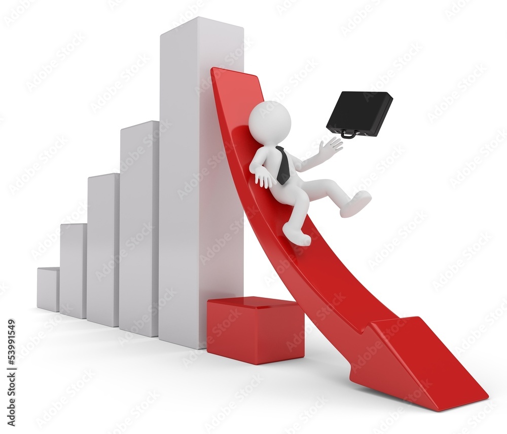 Abstieg StockIllustration Adobe Stock