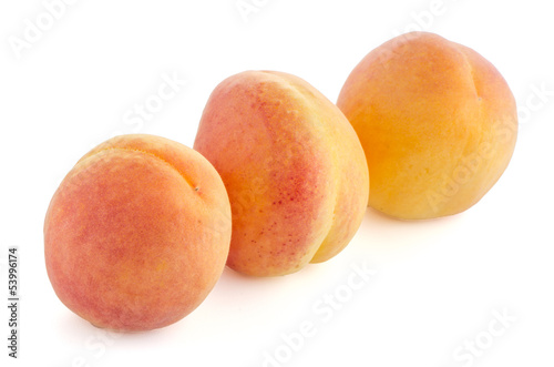 Three sweet peaches