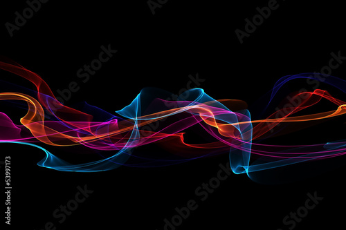 abstract colorful waves