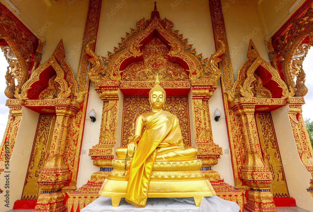 Golden Buddha statue