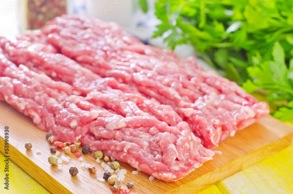 minced meat with spice minced meat with spice