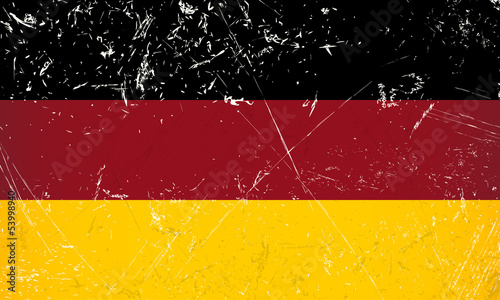 Grunge Länder Flagge - Deutschland