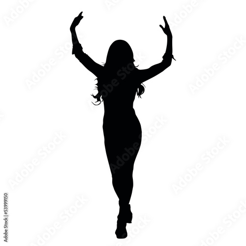 Frau Silhouette Vektor Illustration