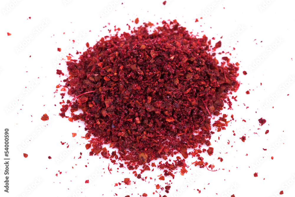 Fotografie ground sumac spice