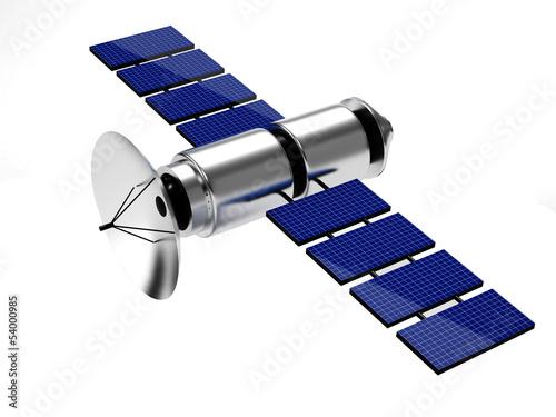 Fototapeta Naklejka Na Ścianę i Meble -  satellite isolated on white background