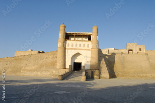 L'entrée de la Citadelle Ark, Boukhara, Ouzbekistan