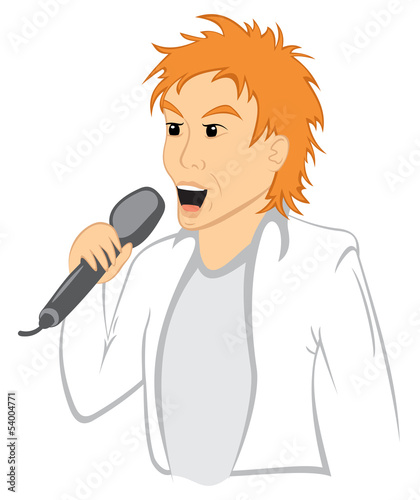 Man with mic