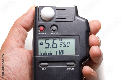 Photographic light and flash meter