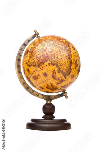 Vintage Globe isolated