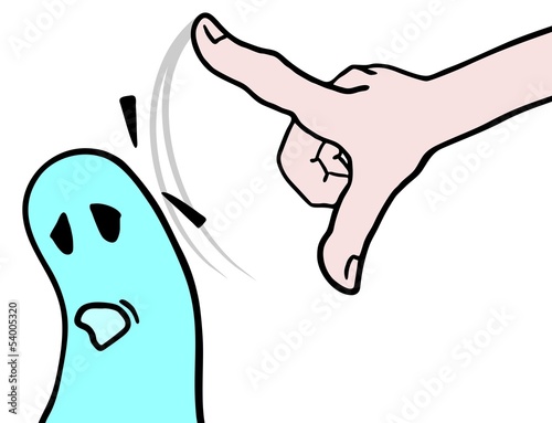 Blow finger