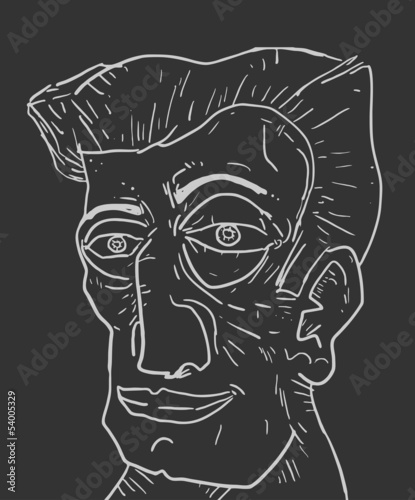 Dark face