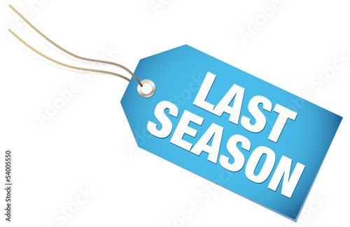 Label "Last Season" Blue