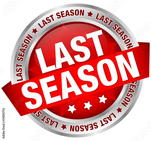 Button Banner "Last season" Red/Silver