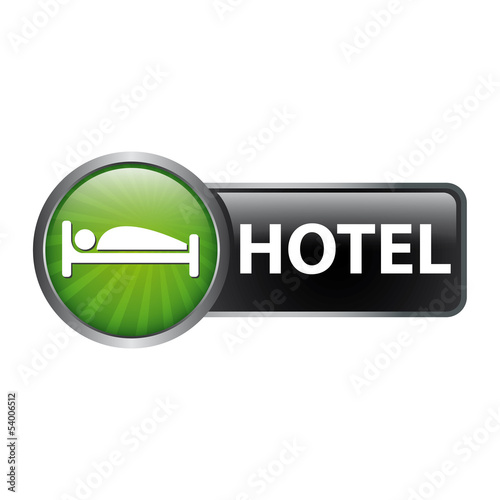 Hotel Hotelzimmer buchen - Button mit Bett Icon