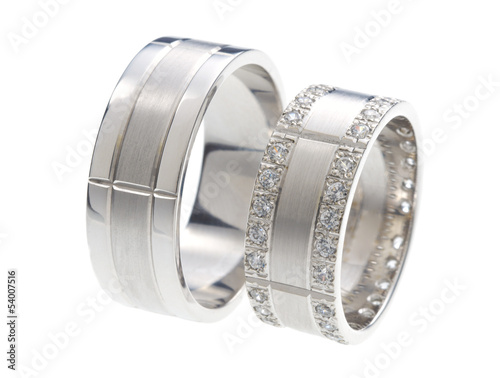 Wedding rings isolated