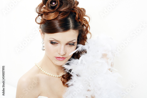 beautiful bride portrait