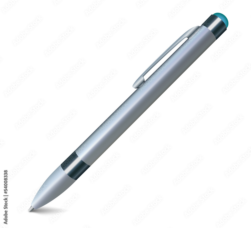 Shiny metal pen Shiny metal pen