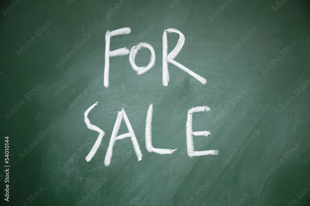 Obraz premium for sale sign