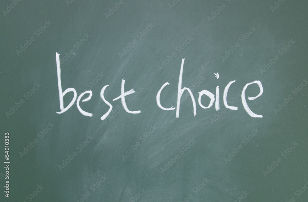 Obraz premium best choice sign
