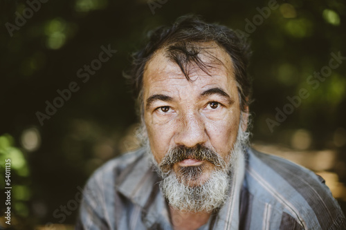 portrait of real hobo