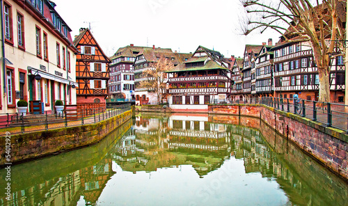Old town of Strasbourg, France