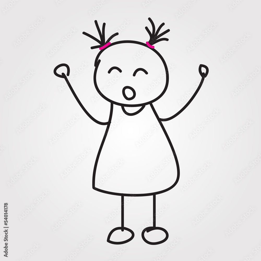 children vector hand drawn children vector hand drawn