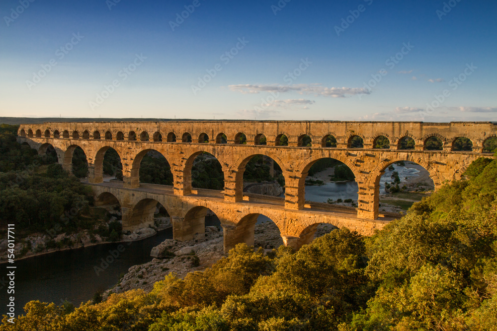 Panorama of Pont Du Gard