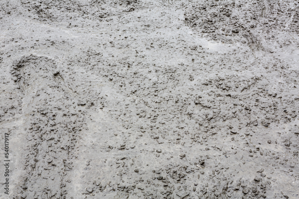 Fototapeta premium Wet cement concrete for new floor