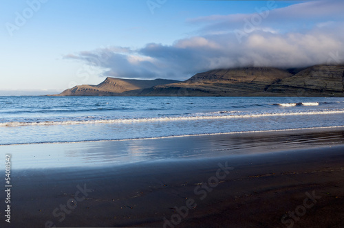 Sea and mountains, Iceland