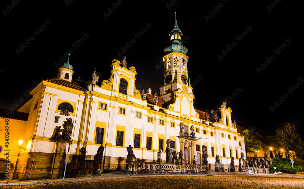 Obraz premium Loreta, baroque Church in Prague, Czech republic