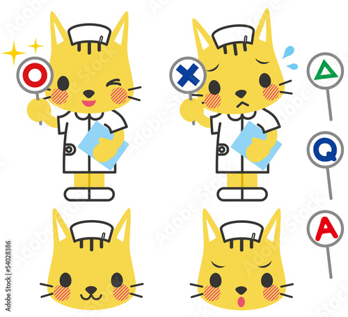 猫の看護師さん