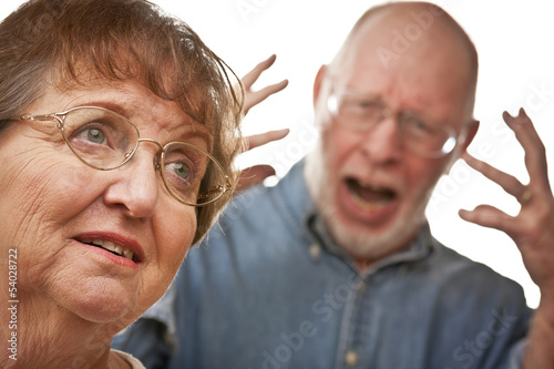 Senior Couple in an Argument