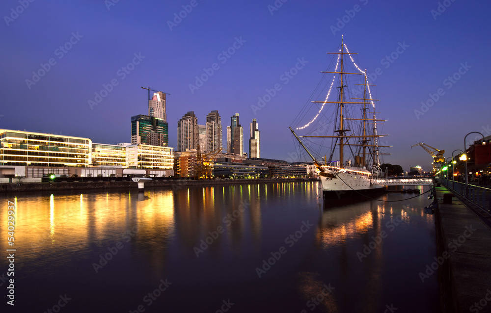 Naklejka premium Puerto Madero, Buenos Aires, Argentina