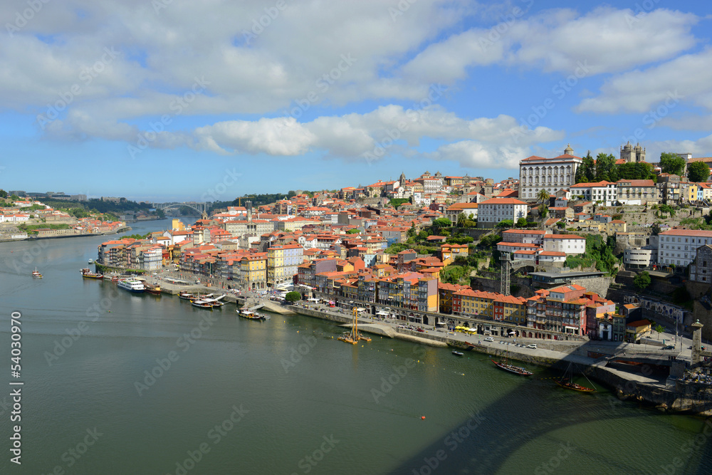 Porto Old City and River Side View, Porto, Portugal